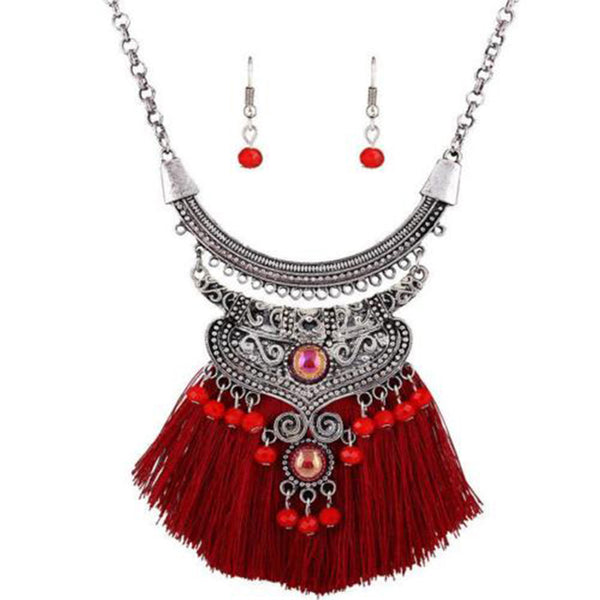 Fashion Charm Rhinestone Statement Bib Chain Choker Pendant Necklace Jewelry
